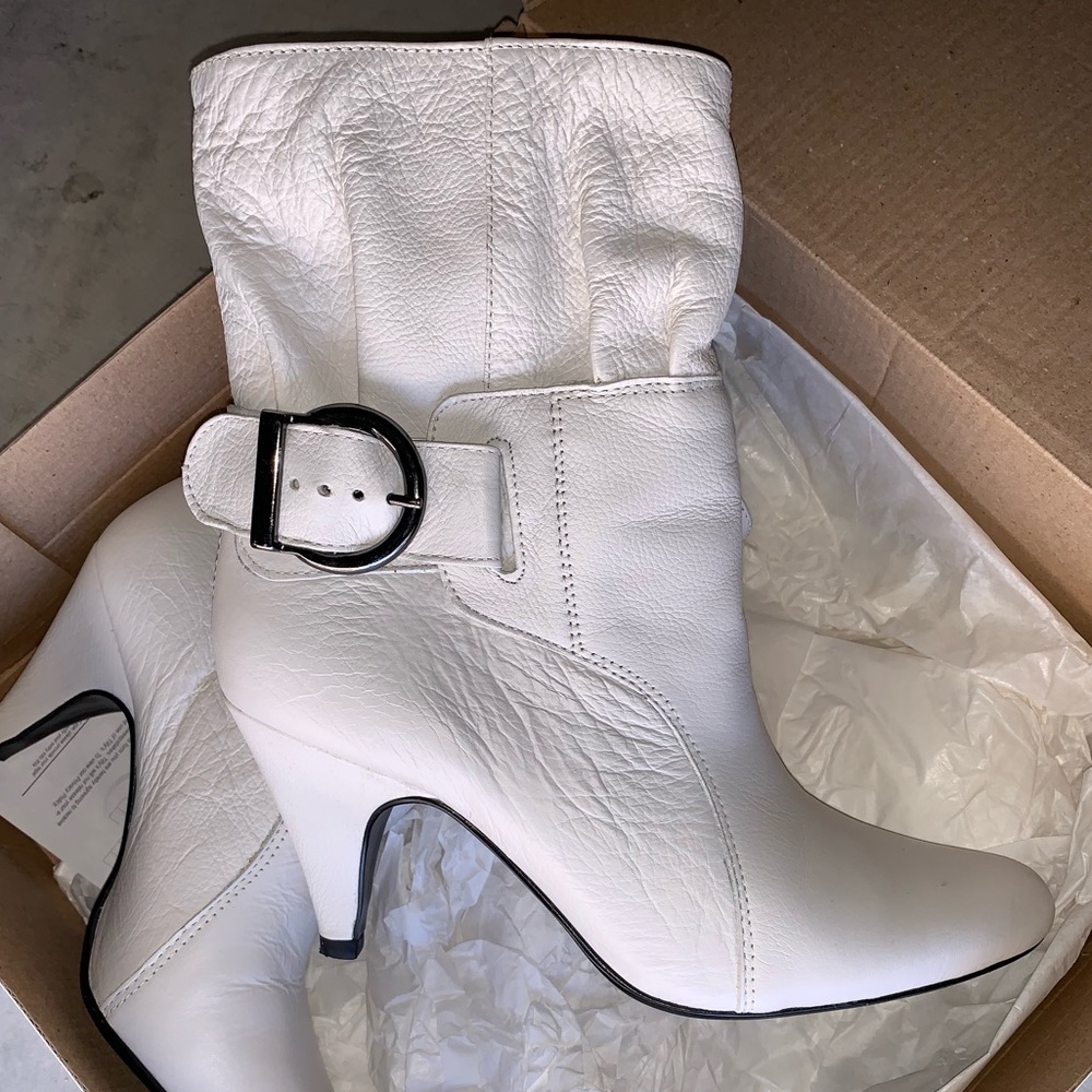 White Steve Madden Boots